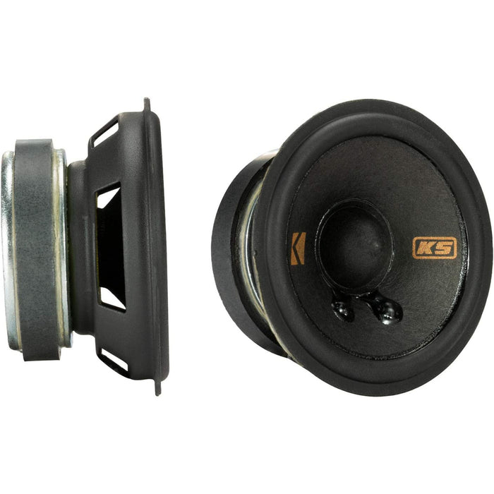 Kicker KS-Series 2.75" 4 Ohm Coaxial Midrange Speakers 100 Watt Peak KSC270