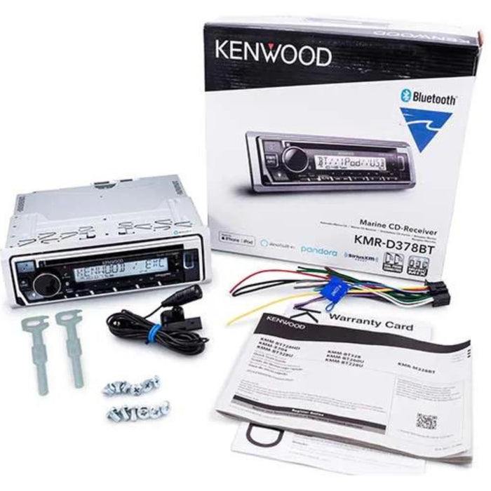 Kenwood Marine Audio Package: Includes CD Receiver and 6.5" Marine Speakers