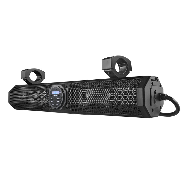 24" 100 Watt RMS 4-Ohm Water-Resistant Amplified Class A/B Sound Bar System