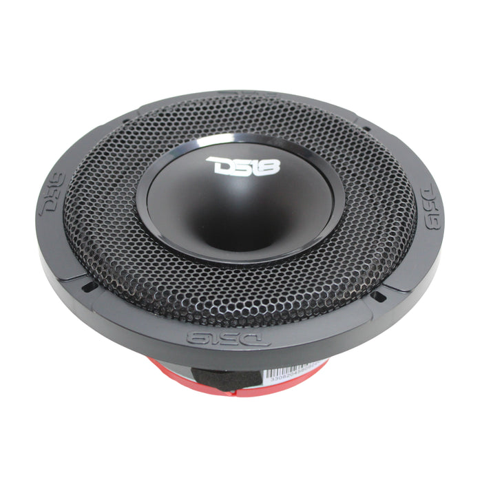 DS18 6.5" Hybrid Slim Speaker w/ 1" Driver Horn 300W Peak 4-Ohm PRO-HY6.4MSL