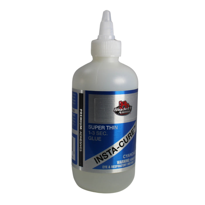 Big Jeff Audio 1/2 to 8 oz Insta-Cure CA Water-Thin, Fast-Acting Adhesive