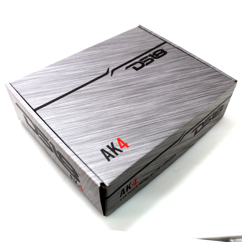 Complete 4GA Amplifier Install Wiring Kit With Mini 100A ANL Fuse & Fuse Holder - Big Jeff Online Inc