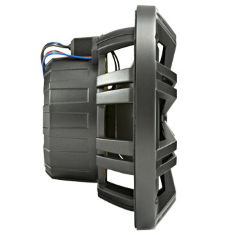 Kicker 8" RGB Coaxial Marine Speakers 300W Peak 4Ohm Black White Grilles 45KM84L