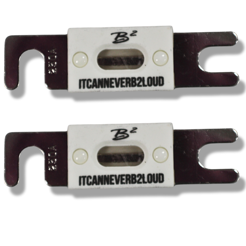 B2 Audio 250A High Temperature Ceramic Fuse Pair B2-ANL-250