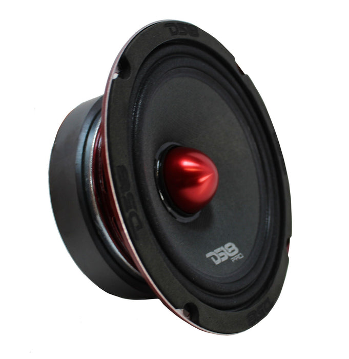 DS18 PRO-X6.4BMPK2 6.5" 1480W 4 Ohm Midrange Speaker & Bullet Tweeter PRO-TWX1BK