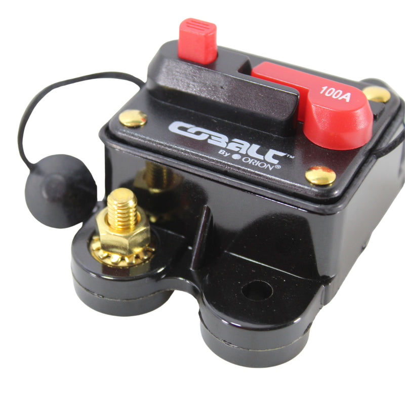 Cobalt 100 Amperes 12V - 24VDC Circuit Breaker w/ Manual Reset and Power Protect