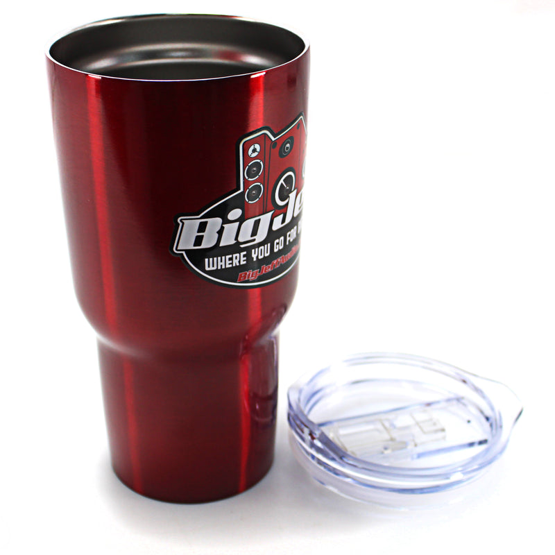 Official Big Jeff Audio 30oz Vacuum Insulated Stainless Steel Tumbler with Logo