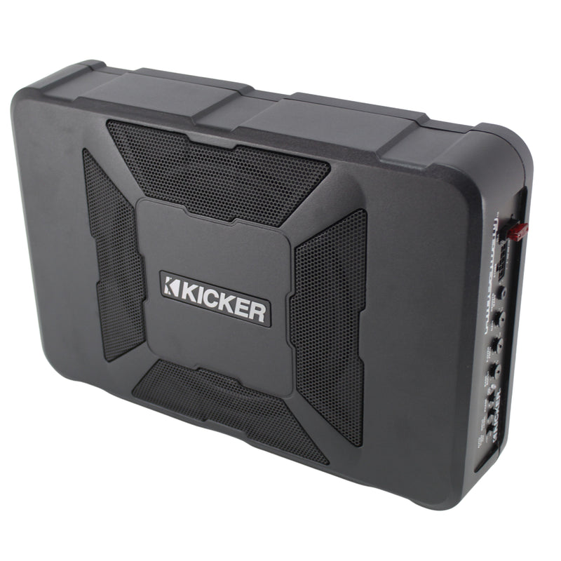 150W RMS 8" Under the Seat Compact Powered Subwoofer w/ Molex Bass Control Knob