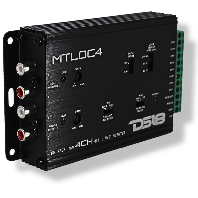 4-Channel High-to-Low Line Output Converter with Remote/Automatic Turn-On MTLOC4
