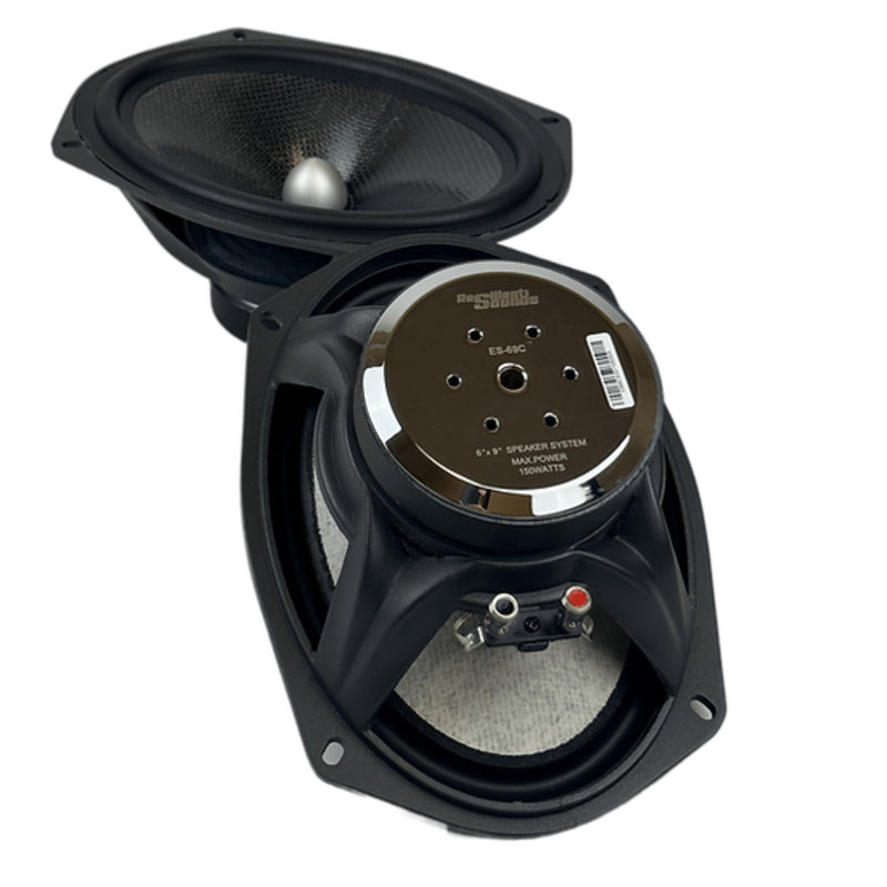 Resilient Sounds Pair of 6x9" Carbon Fiber 75 Watt RMS 4 Ohm Midrange Loudspeakers