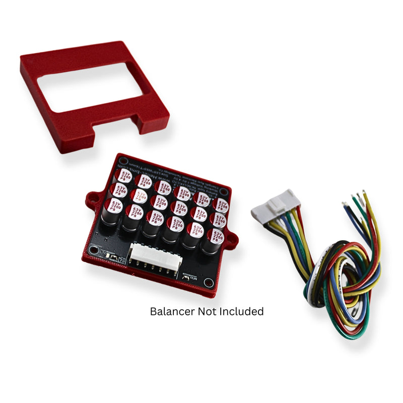 Heltec BMS 4-6S Balancer ABS Protective Case (Red) / 6S-BALANCER-CASE