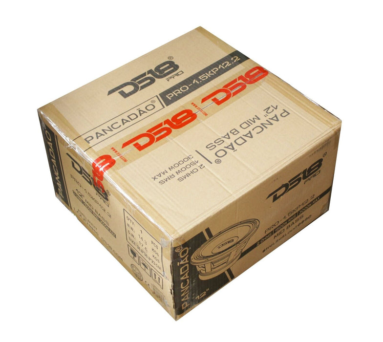 DS18 PANCADÃO Series12" Mid-Bass Loudspeaker 3000W Max 2-Ohm PRO-1.5KP12.2