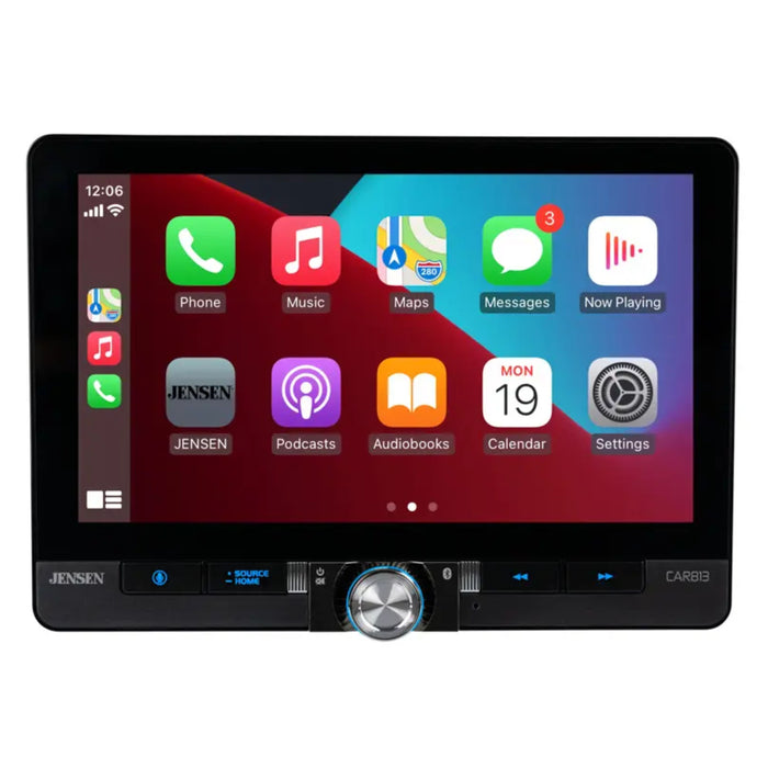 Jensen 8” Touchscreen Receiver w/Wireless Android Auto & Apple CarPlay CAR813