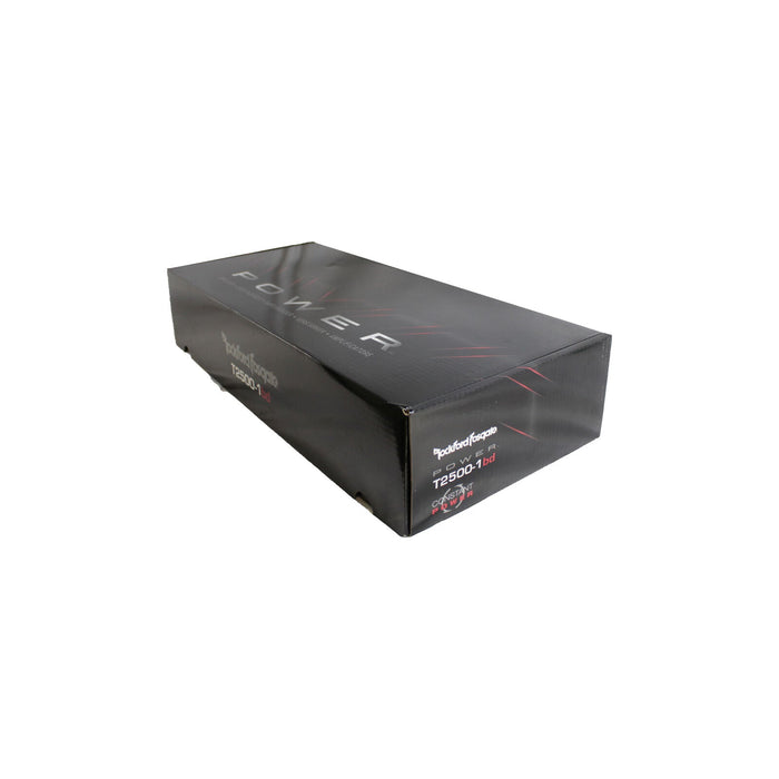 Rockford Fosgate Monoblock 2500 W Class-BD Constant Power Amplifier +Install Kit