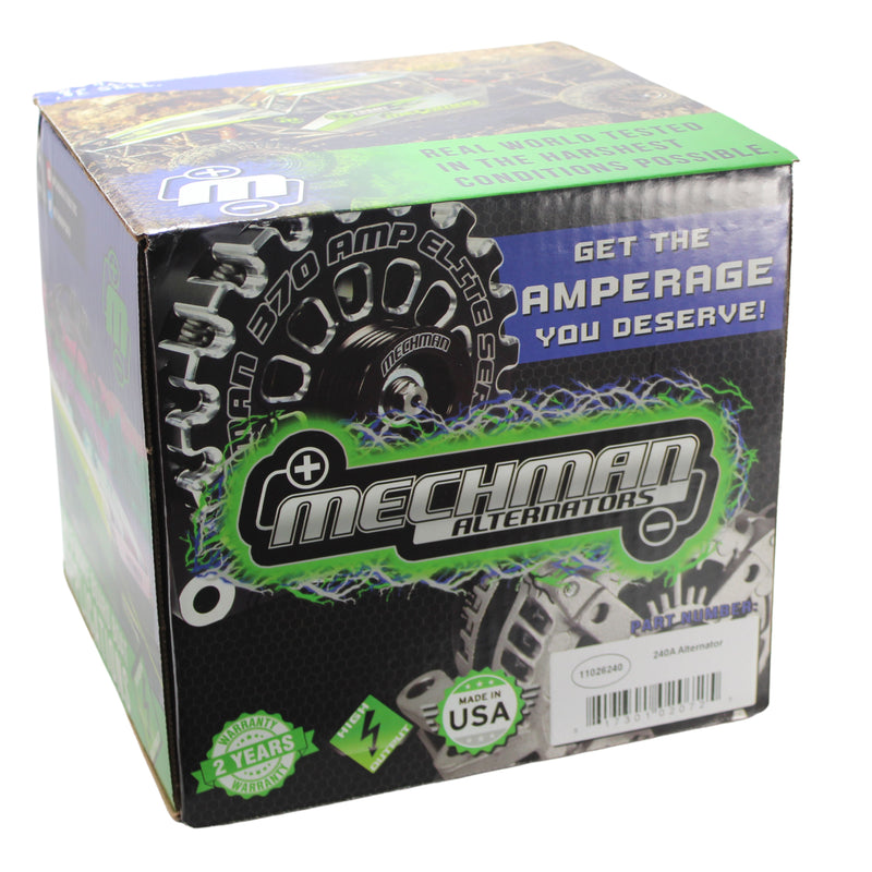 Mechman 240 Amp High Output Alternator for Select 4.6L/5.4L Fords OPEN BOX