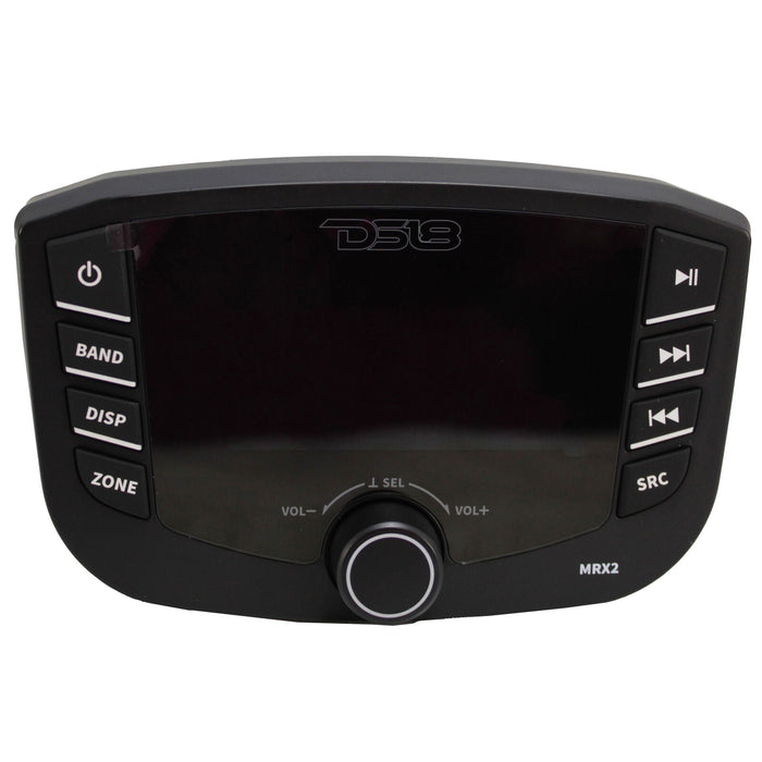 3” Marine & Powersports Digital Media Receiver | Bluetooth | USB | AUX | AM/FM/WB