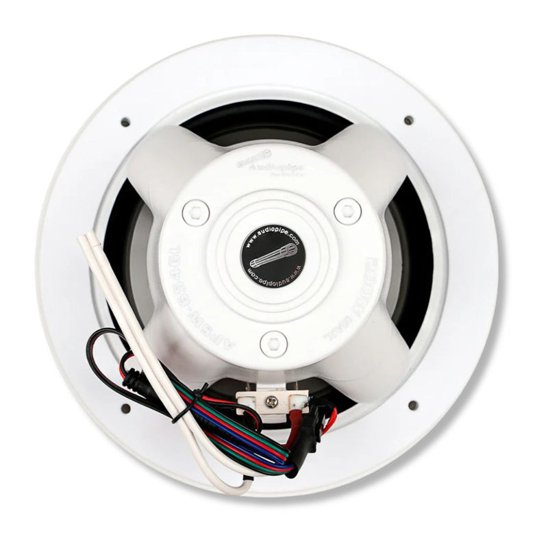 6.5” 100W RMS Coaxial 2-Way Marine Speaker Pair with LED Remote | APSW-654GL