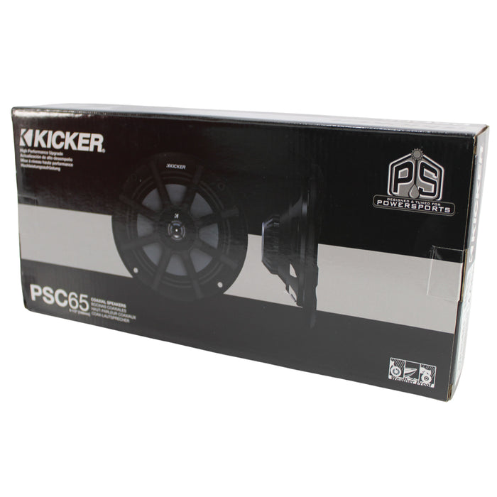 Kicker PS 6.5" Weather-Proof Coaxial Speakers 2 ohm 120W Peak 42PSC652 (Pair)
