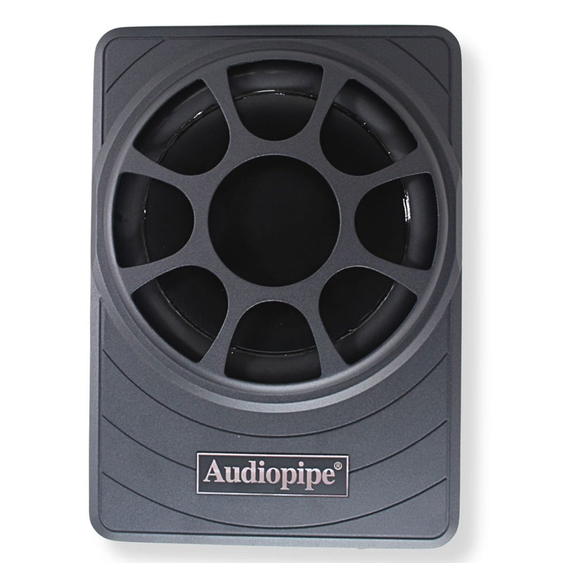 Audiopipe 10" Low Profile Amplified Subwoofer 250W RMS w/ Bass Knob APLP-1030