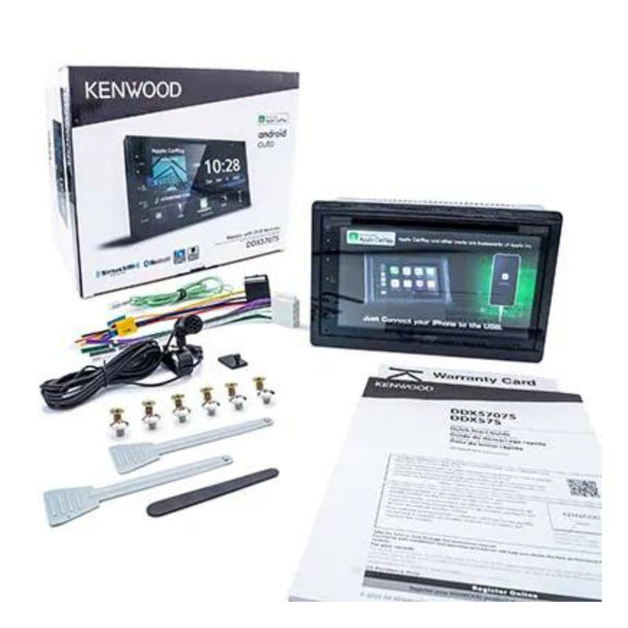 Kenwood DDX5707S DVD receiver & Kenwood CMOS-230 Backup Camera - Surface Mount
