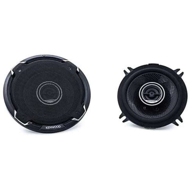 Pair of Kenwood 5.25" 4-Ohm Round 2-Way vehicle speakers 75 Watts RMS KFC-1396PS
