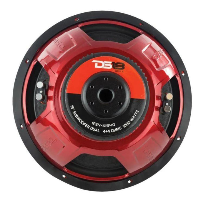 DS18 15" 1000 Watt 4 Ohm Dual Voice Coil Subwoofer Gen-X154D