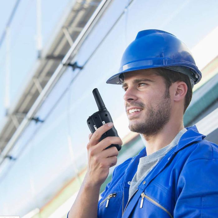 22-Ch 3km Range Backlit Two-Way Radio Walkie Talkies w/ Built in Flashlight