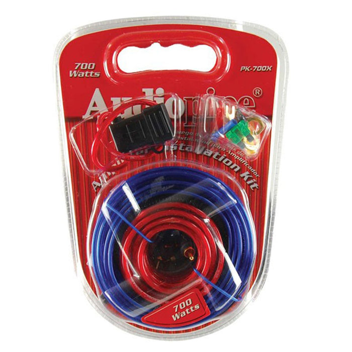 Audiopipe 2000W 12" Loaded Enclosure w/ 2 Channel Amp and Installation Kit