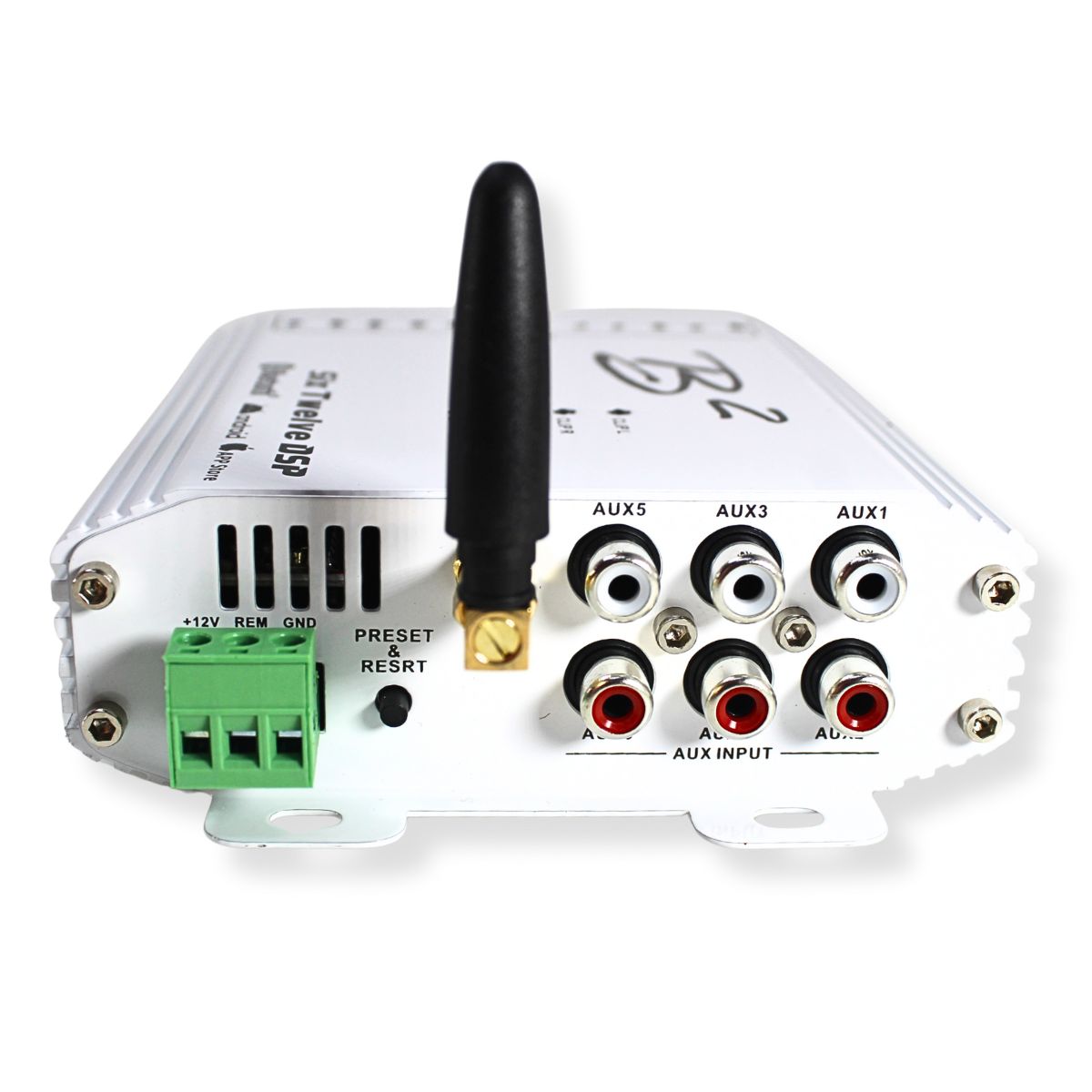 B2 Audio SIX TWELVE White 12-Channel DSP Bluetooth 96kHz 32-Bit