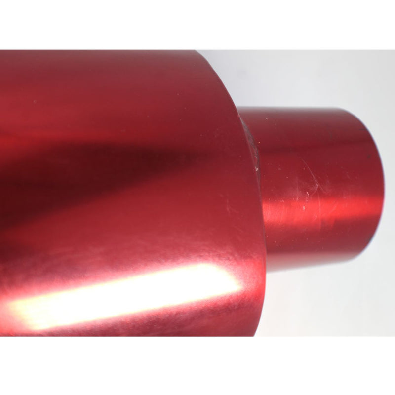 Mach-Speed Stainless Steel Exhaust Tip Slant Cut Rolled Edge Powder OPEN BOX