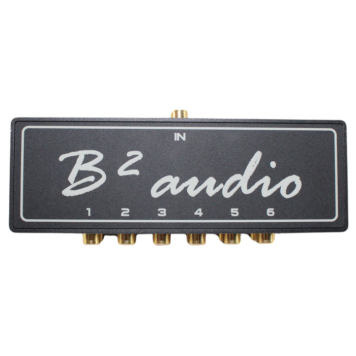 B2 Audio 1-to-6 Pair Cockbox RCA Splitter Distribution Block