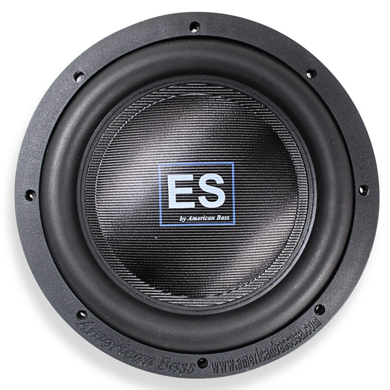 American Bass 10" Slim Subwoofer 2 Ohm DVC 500W RMS Pro Car Audio Bass ES-1022