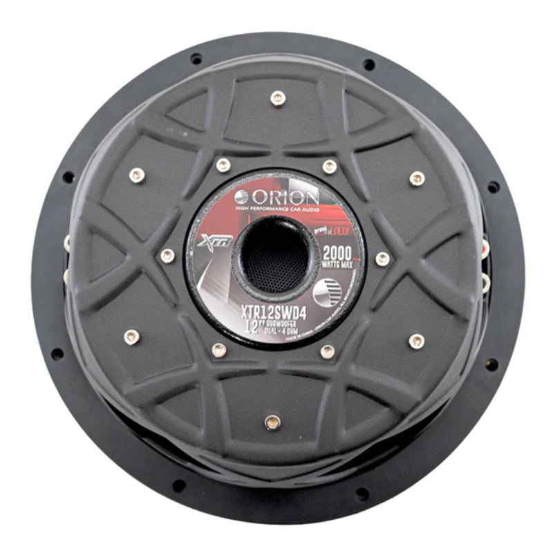 12" DUAL 4 Ohm 500W RMS UV Coated Shallow Subwoofer XTR Series