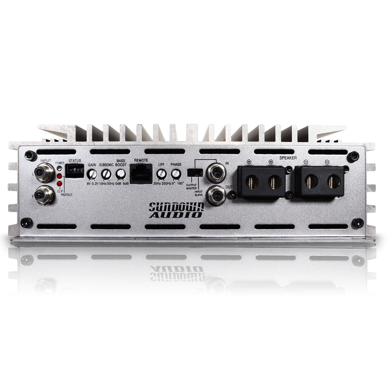 Sundown Car Audio 8000W 1 Ohm Class D Monoblock Amplifier w/ Bass Control SALT-8