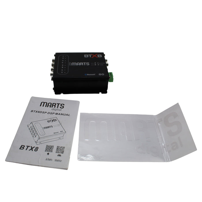 Marts Digital 8 Channel Output 32Bits 96KHz Bluetooth DSP / BTX8-DSP OPEN BOX