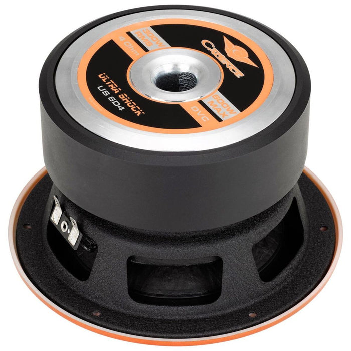 Cadence Pro Car Audio 6.5" 300 Watt RMS 4-Ohm Dual Voice Coil Subwoofer US6D4