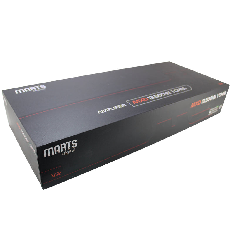 Marts Digital MXD Series Monoblock 13.5K Full Range Class D 1 Ohm Amplifier MXD-13500-V2