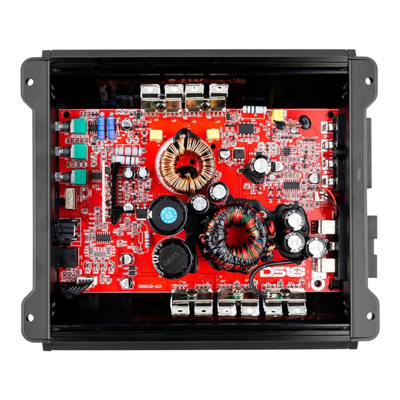DS18 ZR Series Monoblock Class D 500 Watt RMS 1 Ohm Bass Amplifier ZR500.1D
