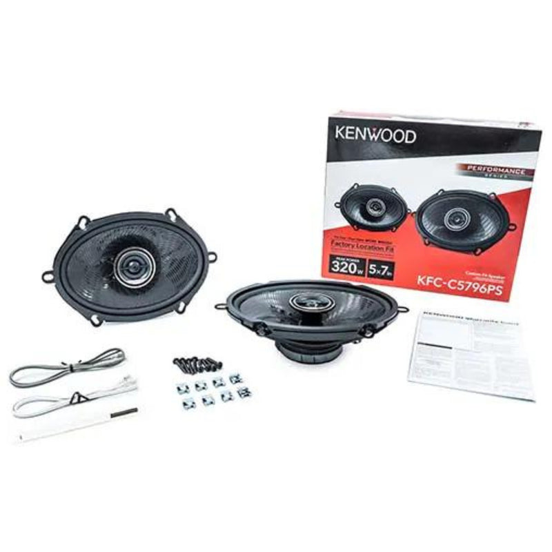 Pair of Kenwood 5"x7" Performance Series 4 ohm 80 Watts 2-Way vehicle Speakers