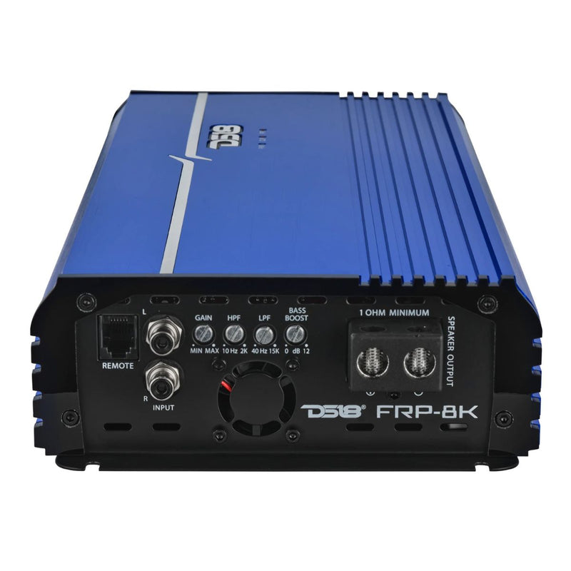 8000W RMS Monoblock Class D Full Range FRP Compact Car Audio Amplifier DS18