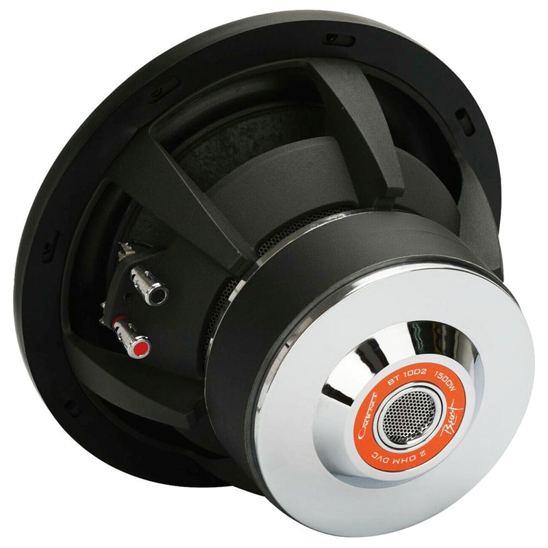 Cadence Pro Car Audio 10" 750 Watt RMS 2-Ohm Dual Voice Coil Subwoofer BT10D2