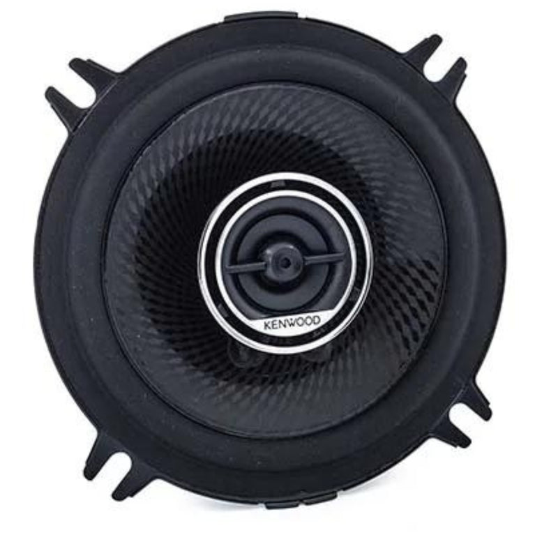 Pair of Kenwood 5.25" 4-Ohm Round 2-Way vehicle speakers 75 Watts RMS KFC-1396PS