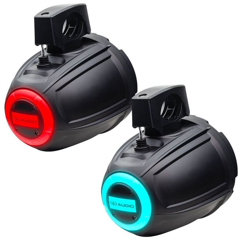 6.5" 100 Watt RMS Active Marine Speaker System with DSP & RGB Lighting DD Audio