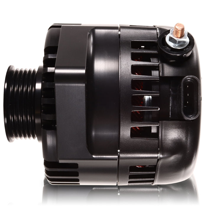 Mechman S-Series Black 170 Amp Alternator For 1987-1992 5.0L 6/12 Ford 6S