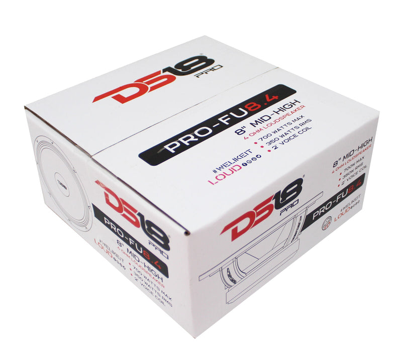 DS18 Car Audio 8 Mid-High Loudspeaker 700 Watt 4 Ohm PRO-FU8.4