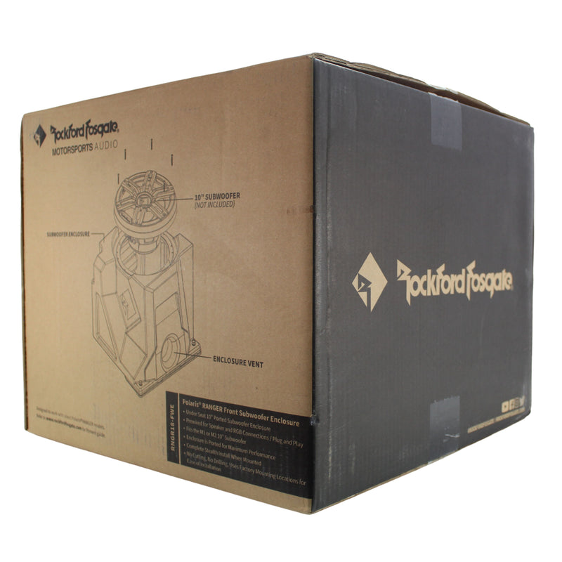 Rockford Fosgate 10" Color Optix Subwoofer Enclosure for 2018+ Ranger (Gen-2)