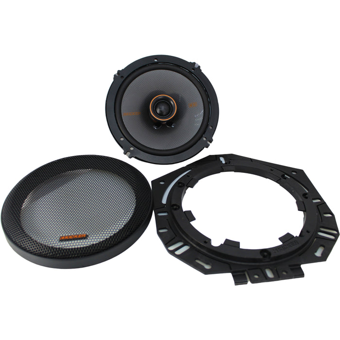 Kicker KS Series Pair of 6.5" 100W RMS 4-Ohm 2-Way Coaxial Speakers / 51KSC6504