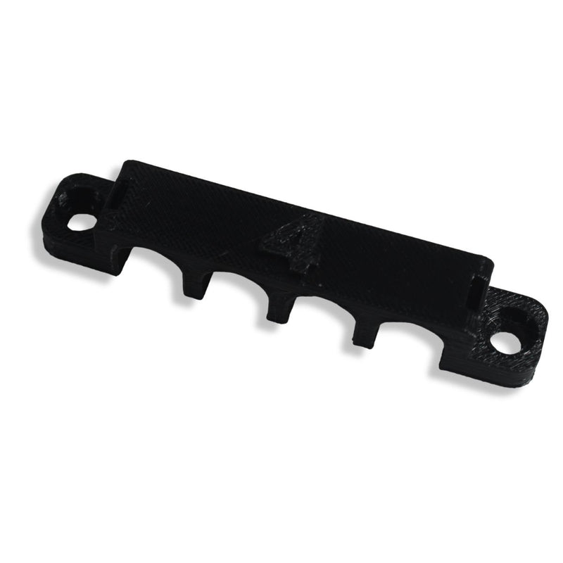 4 Gauge Cable Management Wire Comb Quad Slot Can Use w/ Cable Tie Red/Black