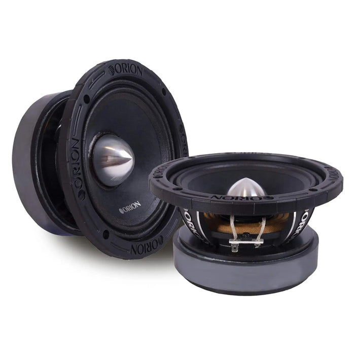 6.5" 400 Watt RMS Pro Car Audio 4-Ohm Midbass Speakers Orion XTR Series Pair