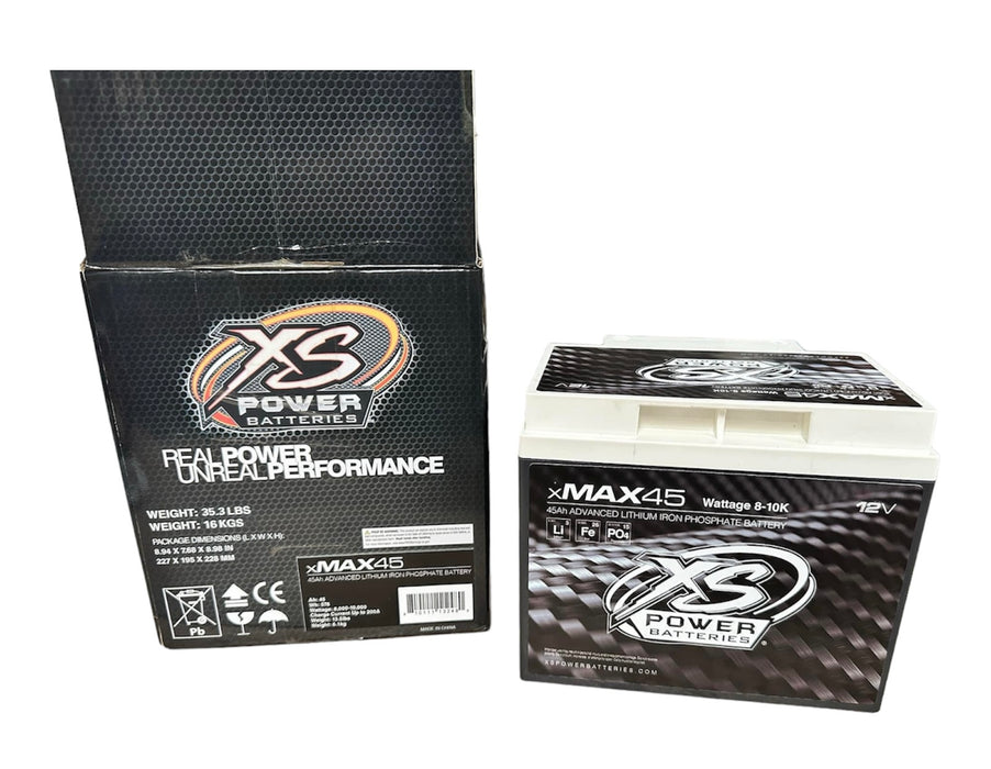 XS Power DIY Pre-Cased 45AH 10,000 Watt LFP High Output Lithium Battery XMAX45
